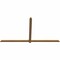 Ekena Millwork Eugene Smooth Timber Gable Bracket, Western Red Cedar, 96"W x 52"H x 1 1/2"D x 3 1/2"F, 13/12 Pitch GBW096X52X0204EUG00SWR - alternate 3